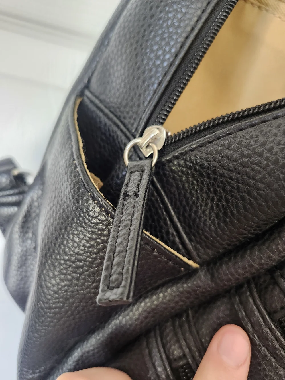 Stone & Co. Black Textured Mini Backpack